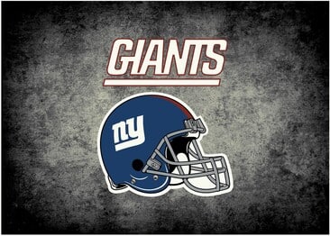 Imperial NFL New York Giants Distressed Rug